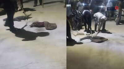 Kota Crocodile News: कार के नीचे छिपा था 4.5 फीट का मगरमच्छ, बाहर निकला तो सड़क पर 20 फीट दौड़ा