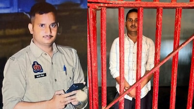 अयोध्या में पकड़ा गया नकली दरोगा. 