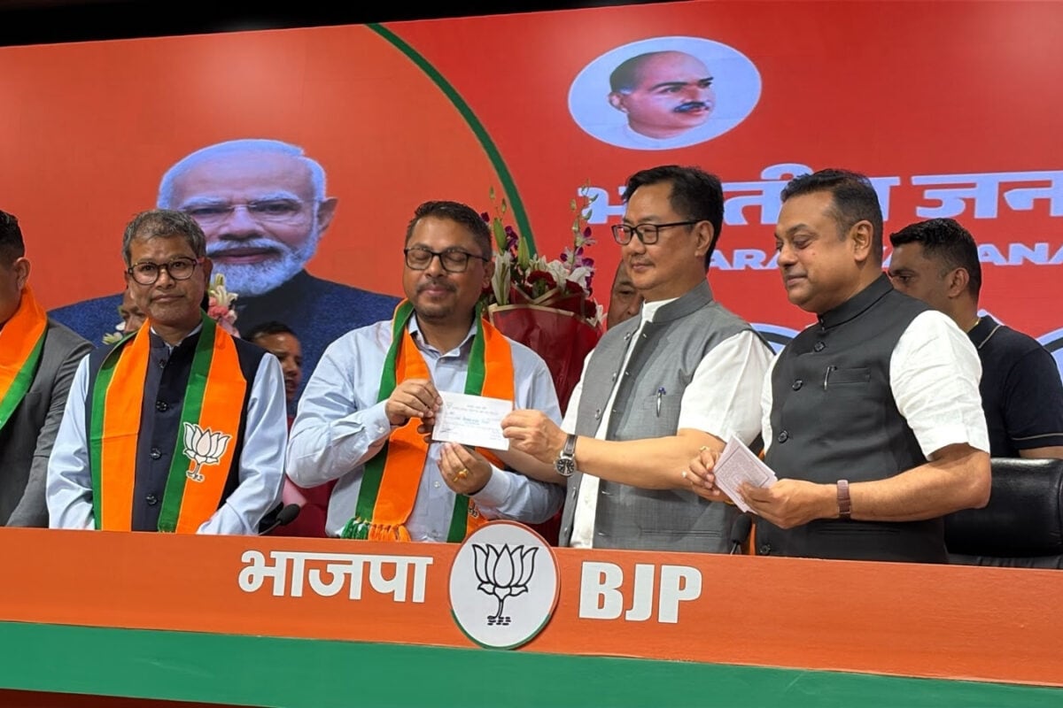 मेघालय में बड़ा सियासी उलटफेर UDP के 12 में से 8 विधायक हुए BJP में शामिल