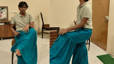 Boy Wears Mom's Palazzo Pants After Jeans Get Wet, Viral Video Leaves Netizens in Splits.