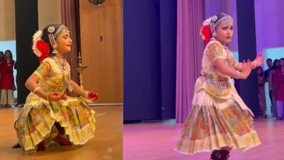 Little Girl Mesmerizes Audience with "Parvati" Dance at Kanpur University Event