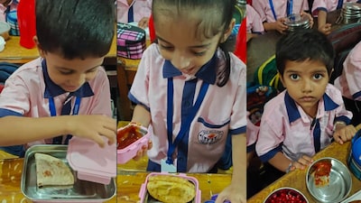 Madam's Fun Classroom Activity: Kids' Tiffins Go Viral, Users Excited by Adorable Video!