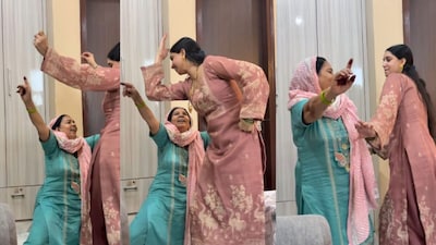 Mother-in-law and Daughter-in-law Dance to Haryanvi Song, Show Flexibility, Video Goes Viral!