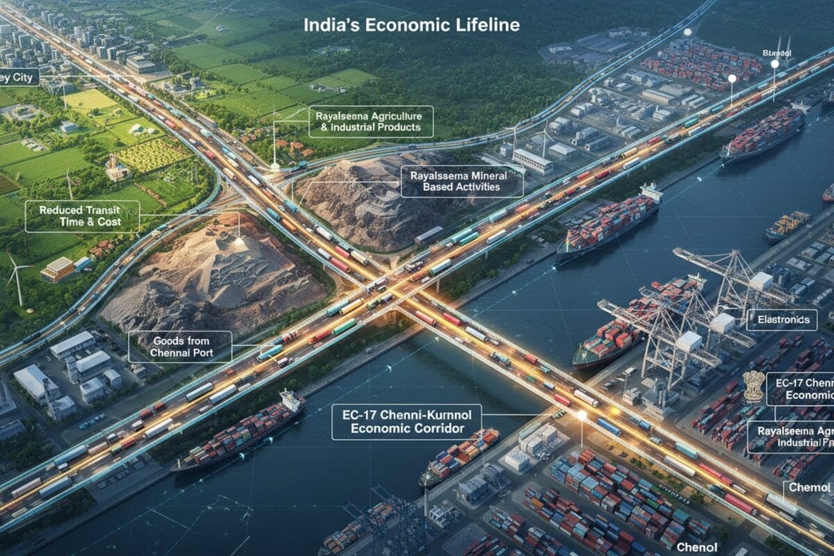 482 KM लंबा EC-17 हाईवे चेन्नई-कुरनूल कॉरिडोर से उड़ान भरेगी दक्षिण भारत की अर्थव्यवस्था