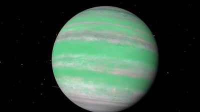 एक्सोप्लैनेट GJ 3090 b का NASA मॉडल. (इमेज क्रेडिट: NASA)