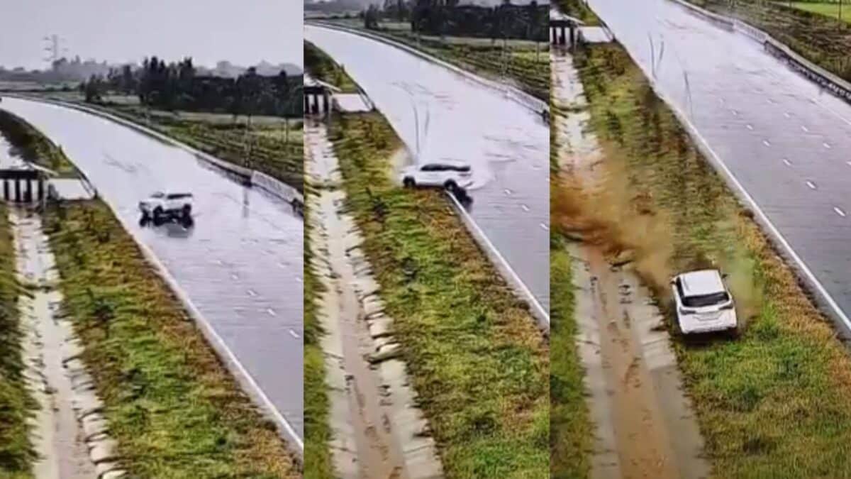 गंगा एक्सप्रेसवे पर भाजपा विधायक की कार दुर्घटनाग्रस्त, दो घायल