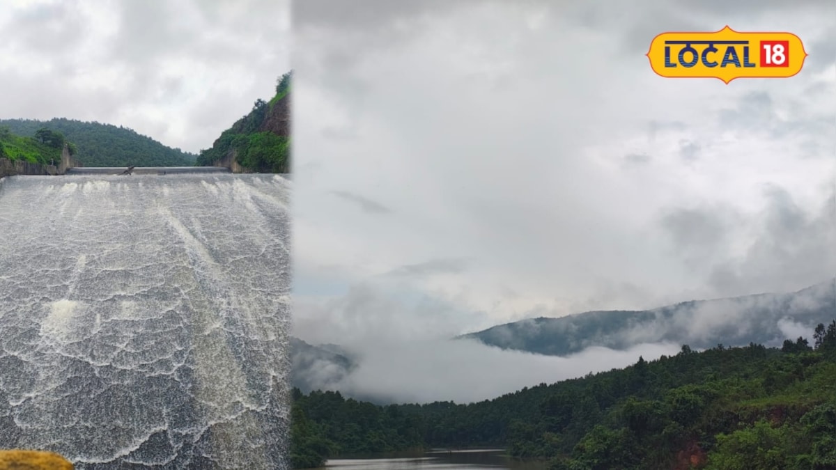 मानसून में सपनों सा खूबसूरत हुआ सतनाला डैम, हिल स्टेशन जैसा करा रहा है अहसास