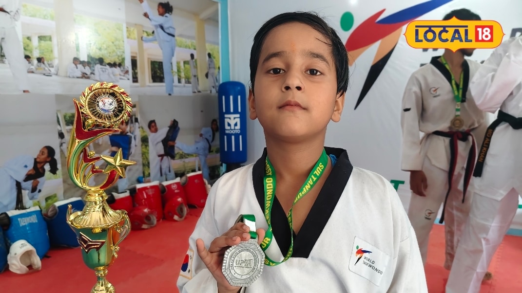 हौसला उम्र नहीं देखती  सुल्तानपुर के 7 साल के व्योम ने ताइक्वांडो में लहराया परचम ये है सपना