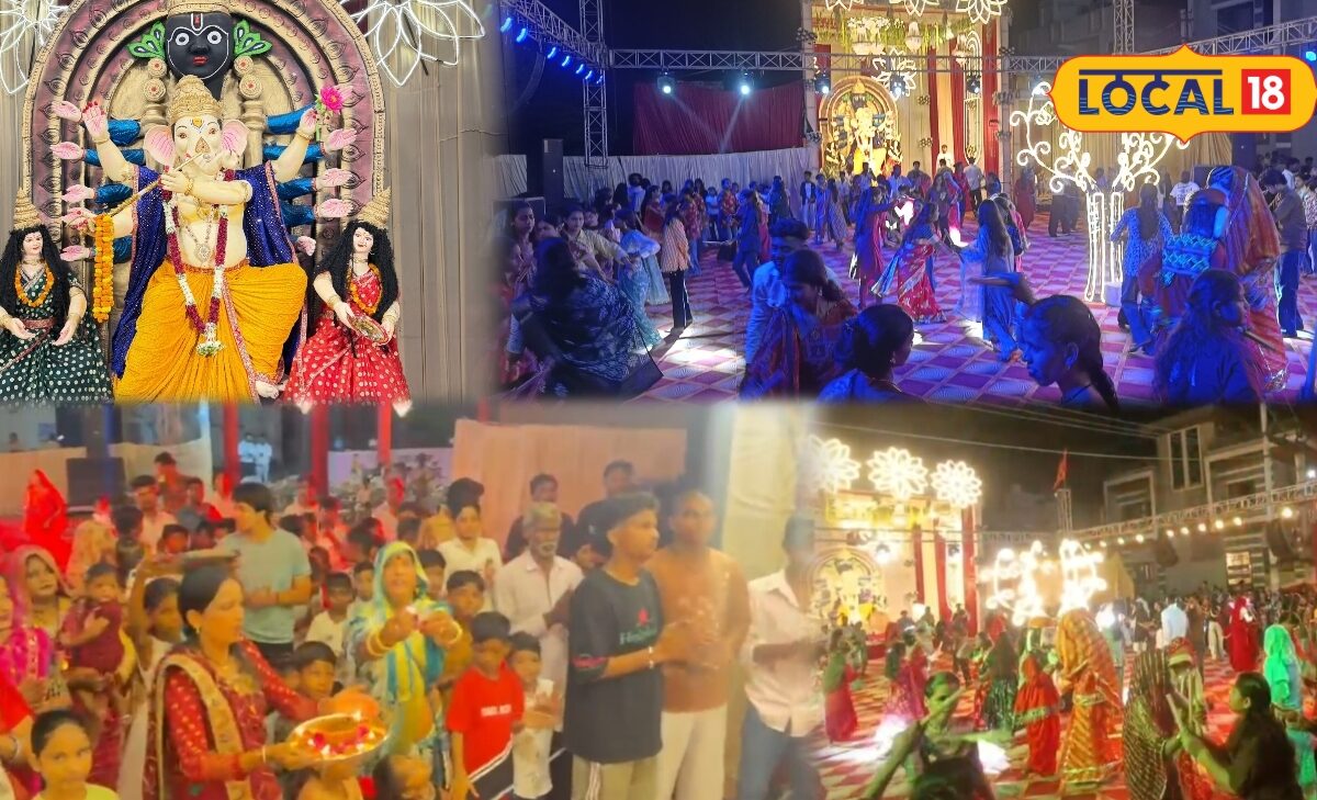 मराठी स्टाइल में सजा भीलवाड़ा का गणेश पंडाल FCI रोड पर दिख रहा महाराष्ट्र जैसा माहौल भक्त हो रहे आकर्षित