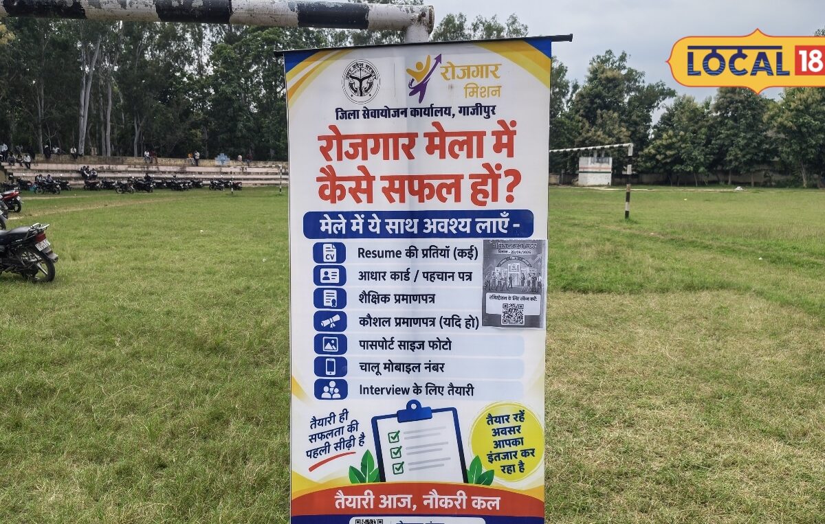 गाजीपुर में 8वीं पास से MBA तक के युवा 36 कंपनियों में रोजगार के लिए आजमायें किस्मत देखें किस जॉब से कितना खुश युवा