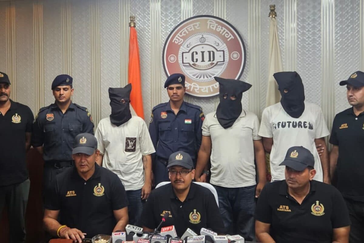 हरियाणा में नार्को टेरर का पहला मामला ATS ने 7 आरोपी किए गिरफ्तार विदेश से चल रहा था नेटवर्क