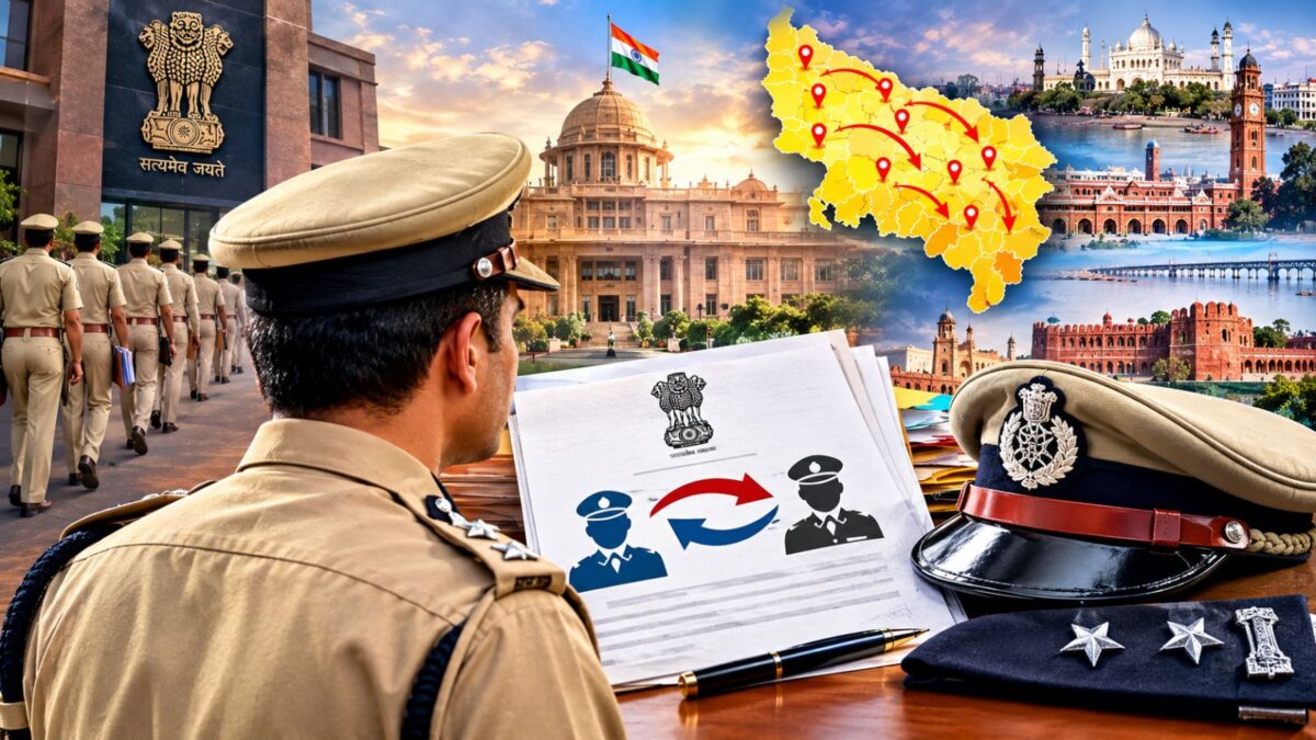 यूपी में चुनाव से पहले 35 आईपीएस अफसरों का तबादला, नोएडा-लखनऊ से प्रयागराज तक DCP बदले गए