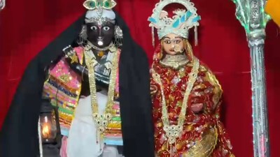 श्री जुगल किशोर जी का काली कमली स्वरूप.