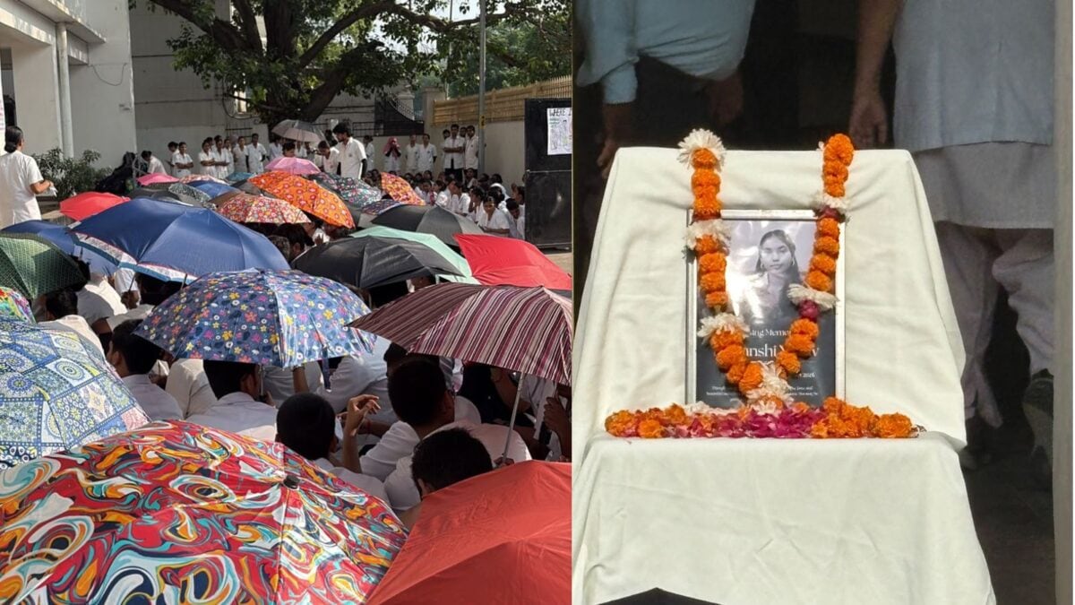 केजीएमयू में नर्सिंग छात्रा की मौत पर छात्रों का हंगामा