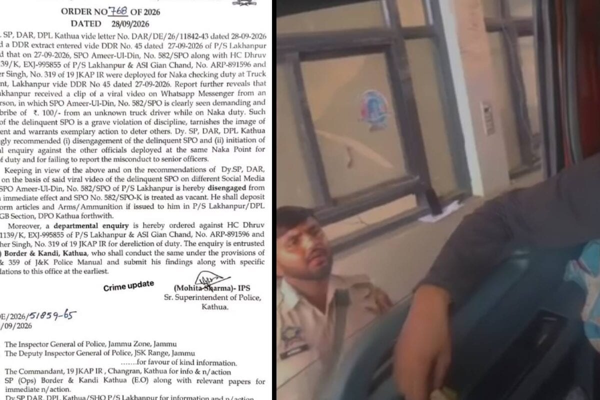 ट्रक पास कराना है तो देने होंगे ₹ 100 सिपाही की डिमांड ड्राइवर 30 पर अटका रहा थोड़ी देर में SPO संग हुआ खेल
