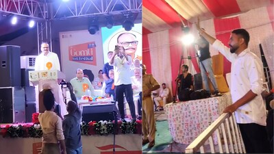 डिप्टी सीएम से छात्र नेता के सवाल का वीडियो सोशल मीडिया पर खूब वायरल हो रहा है.