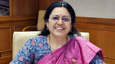 बीजेपी की यूपी चुनावी टीम में सह-प्रभारी बनाई गईं महाराष्ट्र की राज्यसभा सांसद डॉ. मेधा कुलकर्णी.