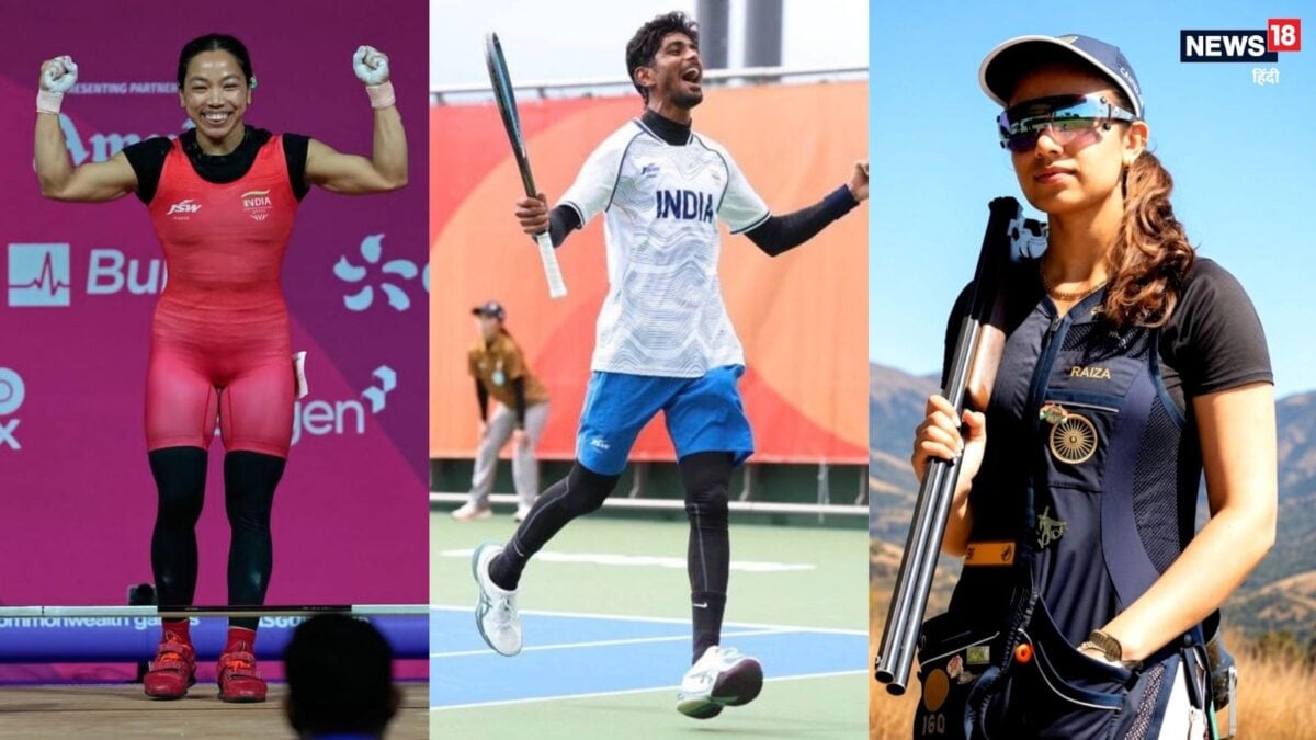 एशियाई खेलों के 5वें दिन मीराबाई चानू ने जीता रजत, भारत को मिले कई कांस्य