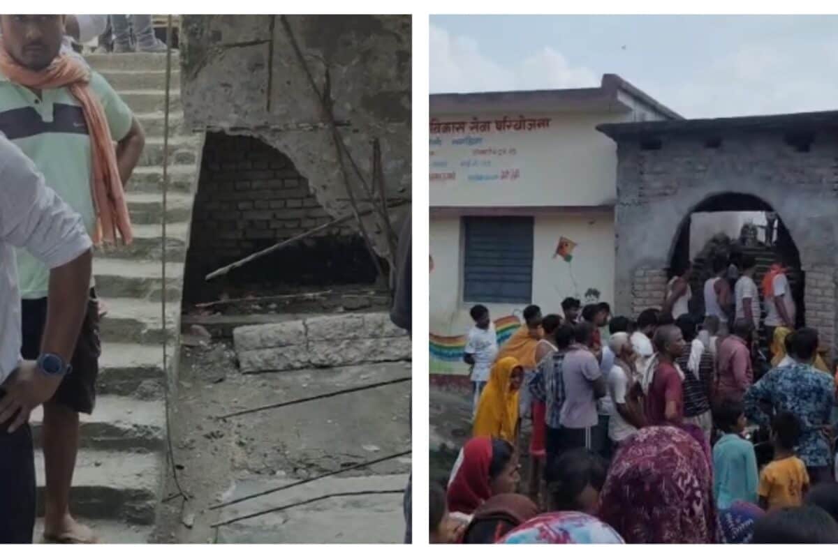 खगड़िया में सरकारी स्कूल की सीढ़ी की रेलिंग गिरी, एक बच्चे की मौत, 4 घायल