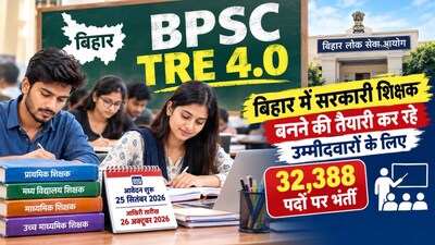 BPSC, BPSC exam, BPSC exam scam, BPSC TRE 4 Recruitment 2026: बीपीएससी शिक्षक भर्ती के लिए आवेदन शुरू.