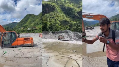 नेपाल में बाढ़ के बाद का मंजर(फोटो:Instagram-@satyampandeyskn)