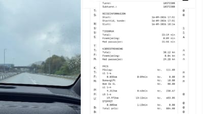 नॉर्वे टैक्सी किराया(फोटो:X-@@turiyatman)