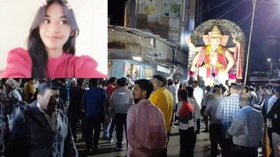 गणेश विसर्जन के दौरान एक लड़की मौत हो गई.