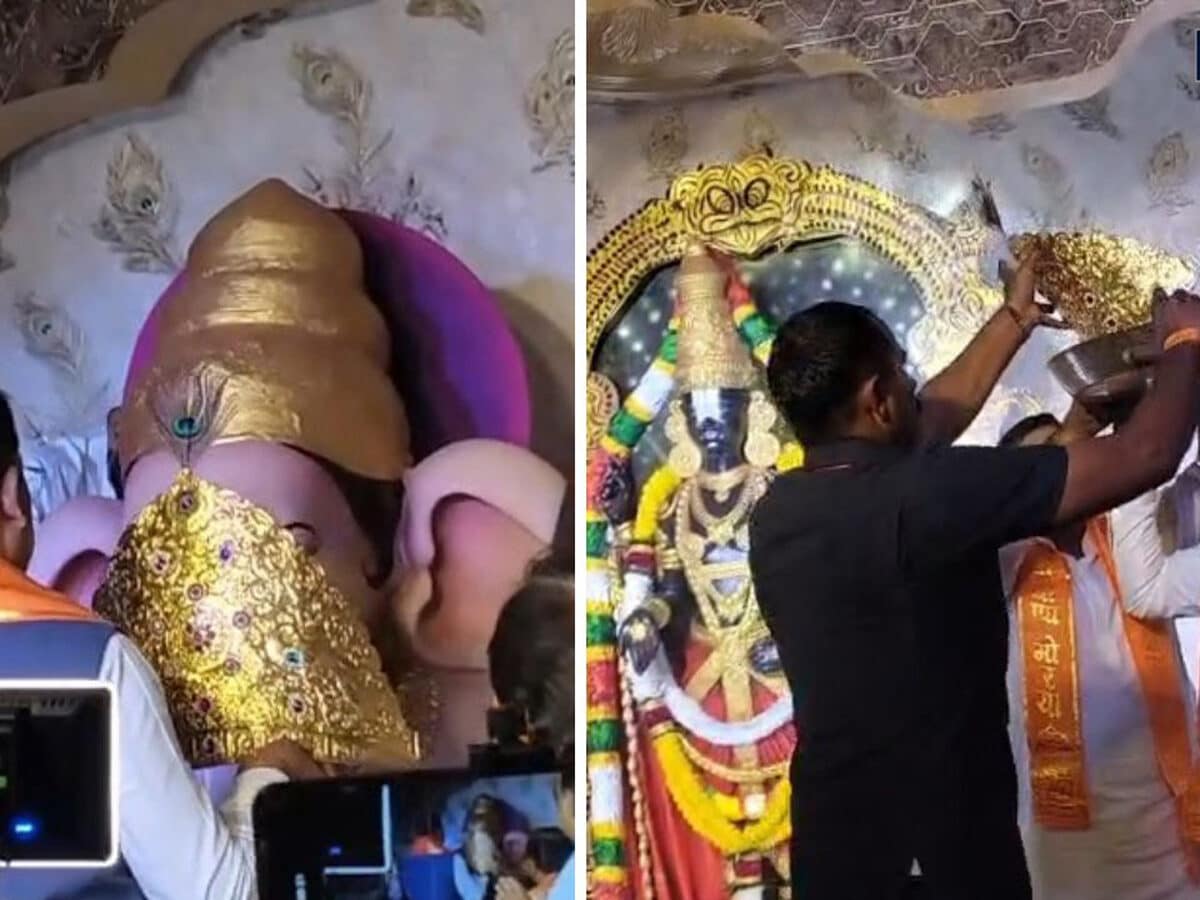 CM विष्णु देव ने गणेशजी को पहनाया 1.15 करोड़ का स्वर्ण मुकुट, रायपुर का ये महोत्सव 100 साल से भी ज्यादा पुराना - News18 हिंदी