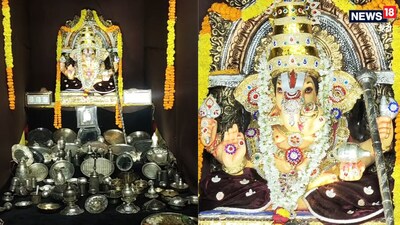 उज्जैन में गणेशजी का अद्भुत श्रृंगार. 