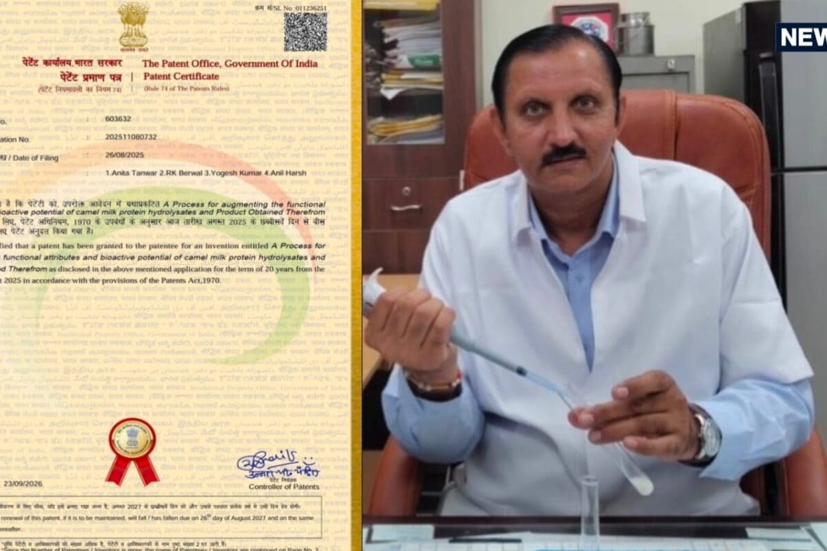 राजस्थान में ऊंटनी के दूध पर हुए शोध को भारत सरकार का पेटेंट