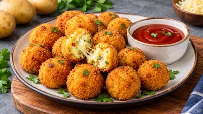 Aloo Popcorn Recipe: घर पर बनाएं क्रिस्पी आलू पॉपकॉर्न (Image-AI generated)