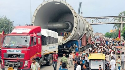 बेल्जियम का वेसल पहुंचा चंदौली.