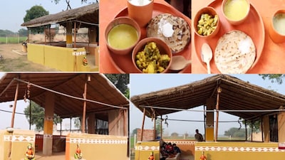 Satvik Traditional Food in Haryana : खेत में चूल्हे पर सिंकती गरम-गरम रोटियां, मिट्टी के बर्तनों में बना साग और दाल-सब्जी खाने का मजा ही कुछ और है. खेतों में साधारण खाना भी स्वादिष्ट बन जाता है. गाय के गोबर से लिपी-पुती वैदिक रसोई में शुद्ध ऑर्गेनिक मसालों से बना खाना आत्मा को तृप्त कर देता है मगर ऐसा खाना अब गांवों में देखने को नहीं मिलती. शहर की भागदौड़ भरी जिंदगी में देसी खाने की सिर्फ कल्पना ही की जा सकती है. दिल्ली से सटे हरियाणा में आज भी शुद्ध सात्विक खाना मिलता है. खेतों में पकता है. मिट्टी के बर्तनों में बनता है और मिट्टी के बर्तनों में परोसा जाता है. दिल्ली-एनसीआर से लोग यहां पर वीकेंड में आते हैं और सोंधी-सोधीं खुशबू वाले खाने का लुत्फ उठाते हैं. हरियाणा में सात्विक भोजन कहां मिलता है, आइये जानते हैं.......