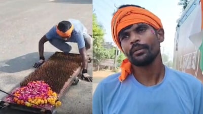बच्चे की खातिर पिता का बड़ा तप