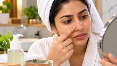 ब्लैकहेड्स कैसे साफ करें (इमेज AI)