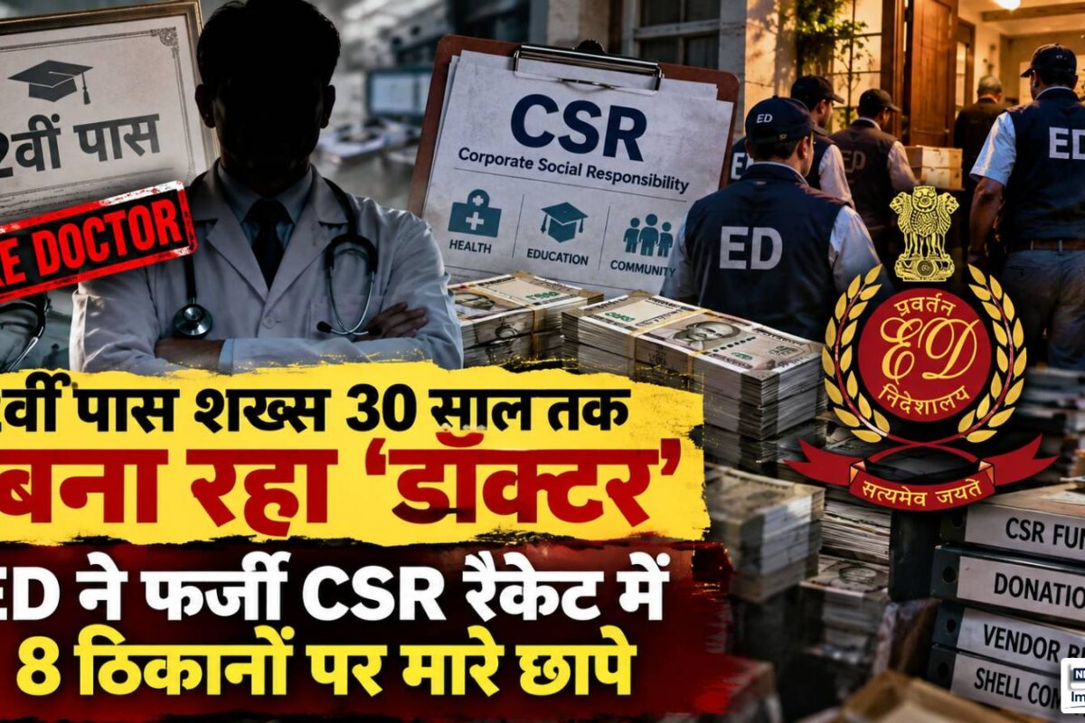 12वीं पास 30 साल तक बना रहा ‘डॉक्टर’ खड़ा किया 200 करोड़ का साम्राज्‍य फिर निकला गड़बड़झाला पीछे पड़ गई ED