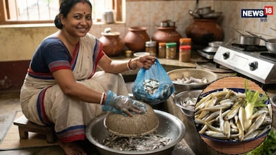 बड़ी मछली को तो पकड़कर चाकू से साफ करना आसान होता है, लेकिन छोटी मछलियां हाथ में टिकती ही नहीं.