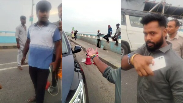 गोपाल मंडल के बेटे आशीष का वीडियो वायरल, पुलिसकर्मी से विवाद का आरोप.
