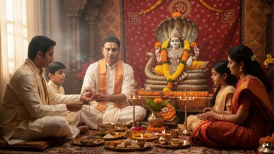 अनंत चतुर्दशी पर भगवान विष्णु के अनंत स्वरूप की पूजा करते हैं.