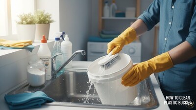 Effortlessly Clean Dirty Plastic Buckets: The Magical Baking Soda and Vinegar Method