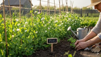 Grow Fresh Peas on Your Balcony in 60 Days: No Garden, No Problem!