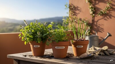 Grow Mint, Coriander, Green Onions at Home: Fresh Herbs Always at Your Fingertips