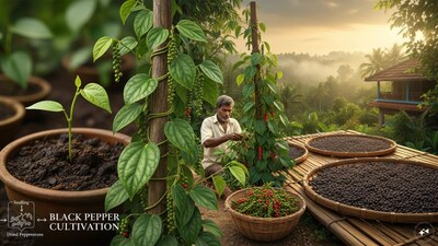 Grow Black Pepper at Home: Green Peppercorns in Months, Easy Pot Growing Guide.