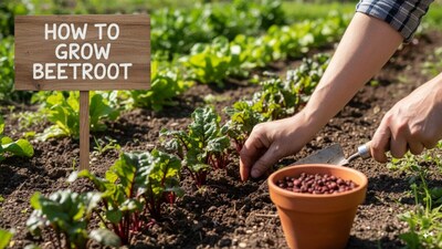 Grow Bumper Beetroot on Your Balcony: Easy Steps to Fresh Harvest at Home.