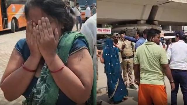 डिप्टी सीएम का कार्यक्रम, बीच सड़क पर पति ने पत्नी पर कर दी लात-घूसों की बौछार