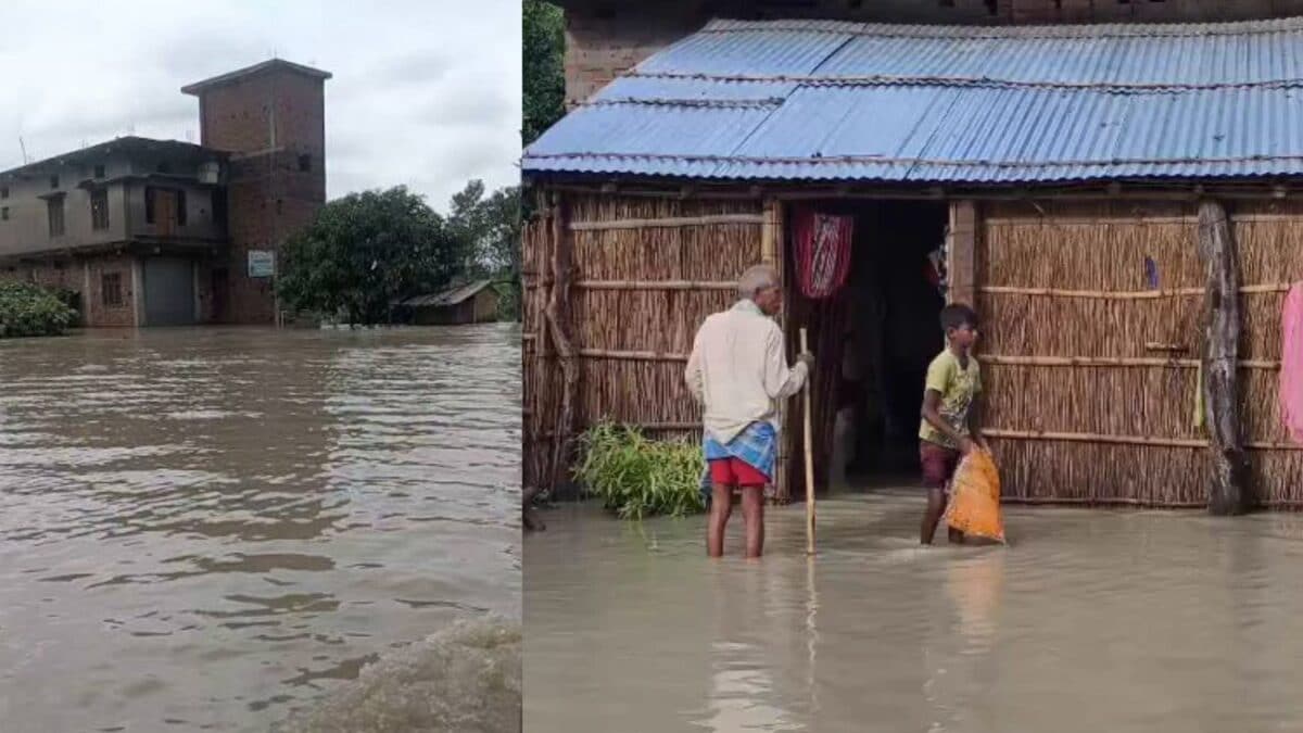 कुशीनगर में नारायणी नदी का तटबंध टूटा, सीएम योगी सक्रिय
