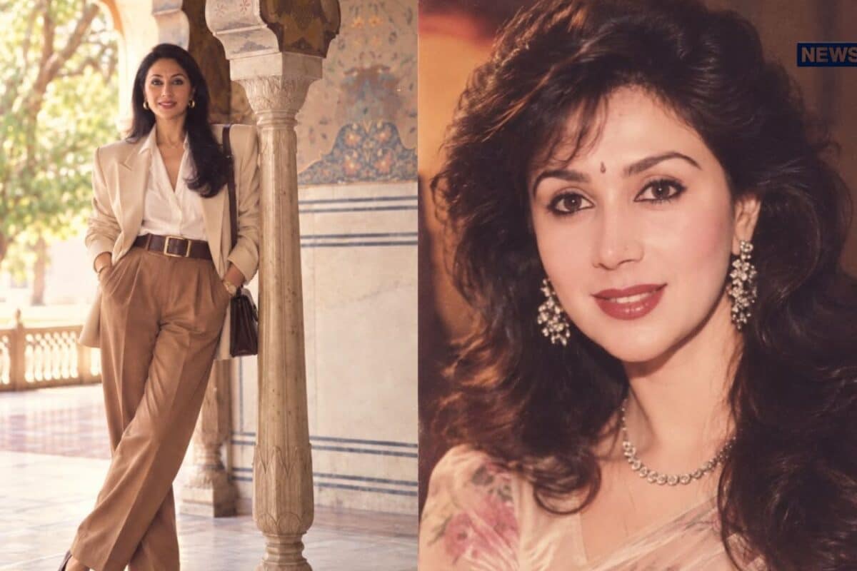 Princess Diya Kumari Embraces 1980s AI Photo Trend with Vintage Retro Look on Social Media