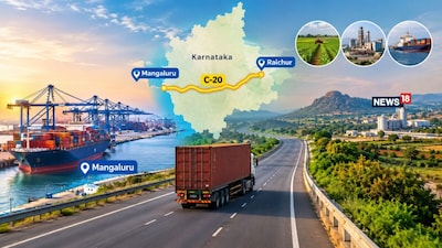 मंगलुरु-रायचूर C-20 आर्थिक कॉरिडोर करीब 461 किलोमीटर लंबा है. (फोटो AI)