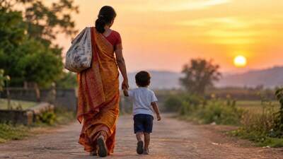 एमपी हाईकोर्ट में 5 साल के बच्चे ने कहा कि मां के पास रहना है. (AI तस्वीर)