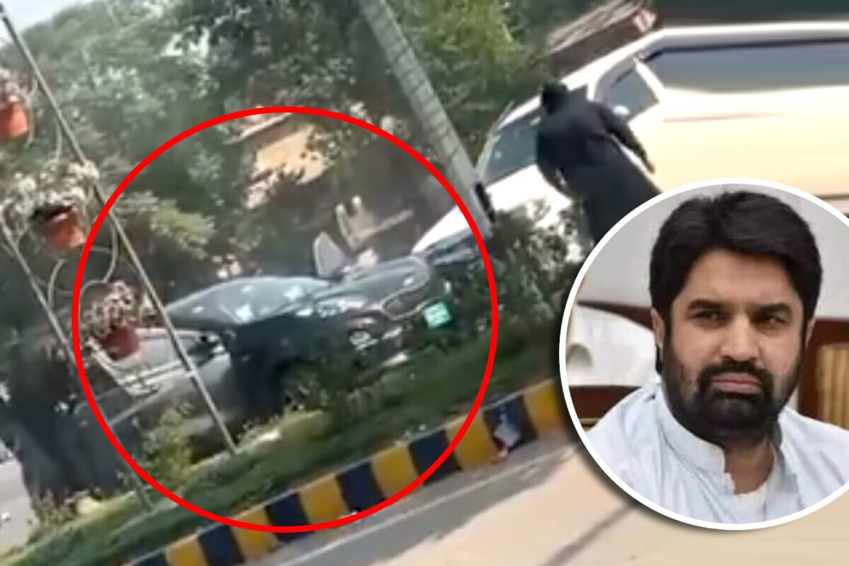 सड़क पर AK-47 लेकर उतरे नकाबपोश, इमरान खान के मंत्री की गाड़ी रोकी, उठा ले गए